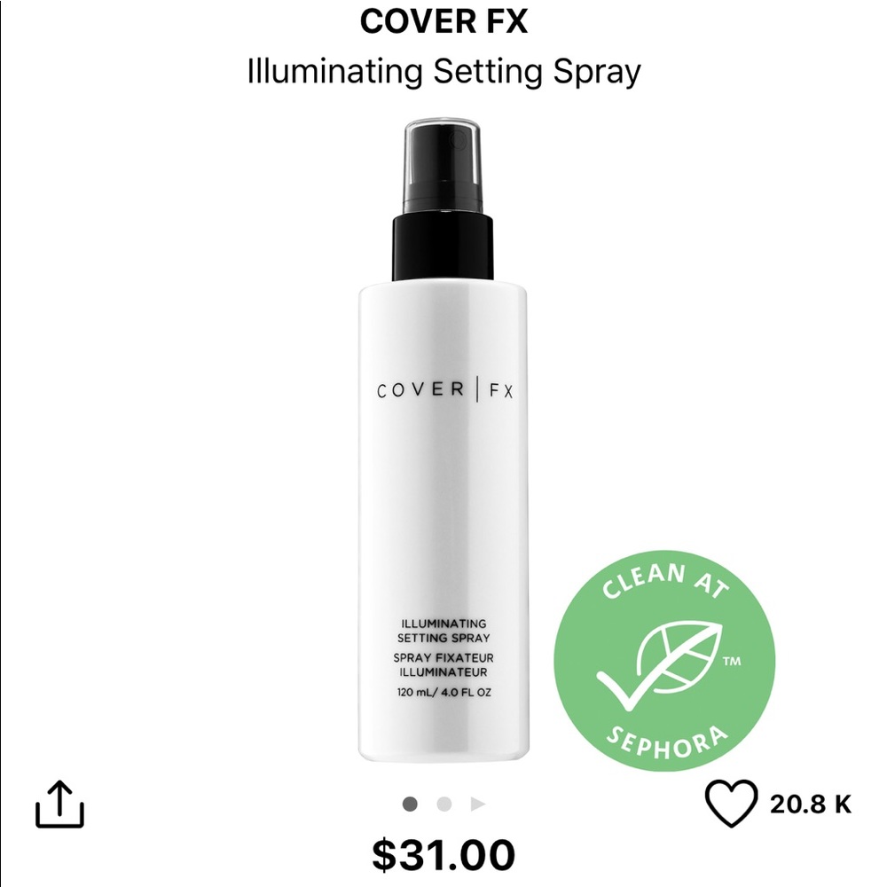 Cover FX setting spray